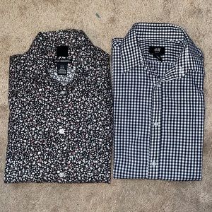 ❗️Donating Soon❗️bundle of 2 slim fit dress shirts